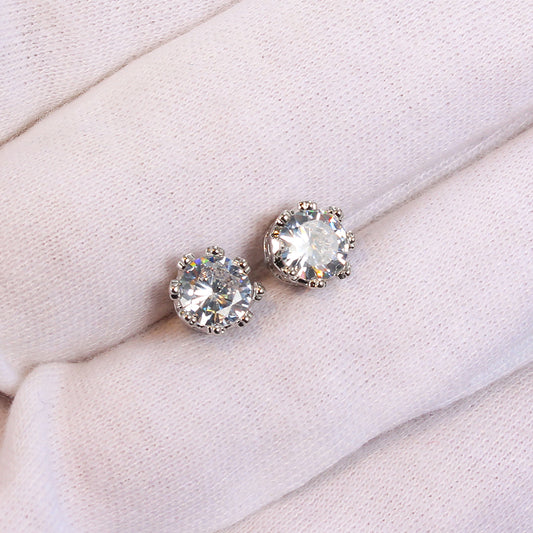 Damen Ohrringe 925 Sterling Silber Ohrstecker Maus Ohrringe mit Zirkonia