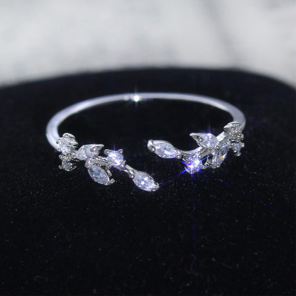 Damenring, Verstellbarer Ring für Verlobung ,Geschenk für Damen Frauen Mädchen