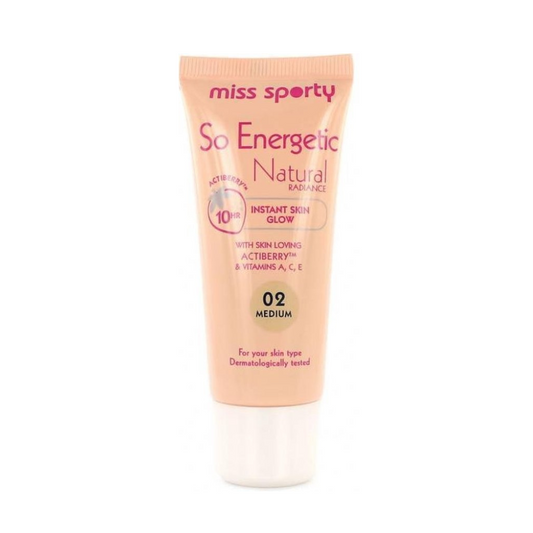 Miss Sporty So Energetic Natural Radiance Foundation - 02 Medium