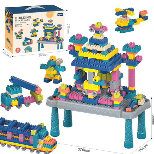 Grote Kleurrijke Bouwblokken Set