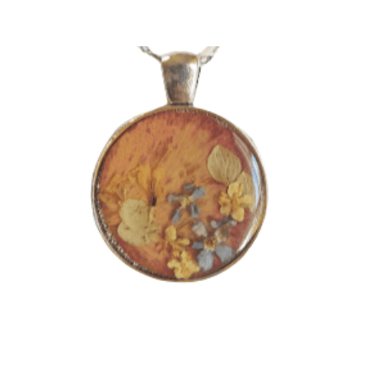 Natuurlijke Bloemen Hanger Handgemaakte Epoxy Sieraden