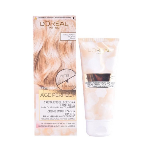 L'OREAL AGE PERFECT Verschönerungscreme mit Farbe Nr. 3-Höllenblond