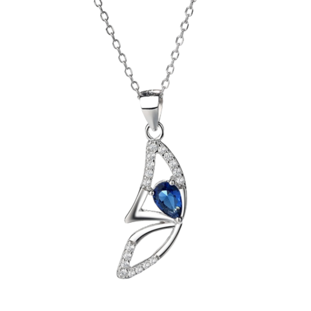 Exquisite Damen Halskette mit Schmetterling Anhänger