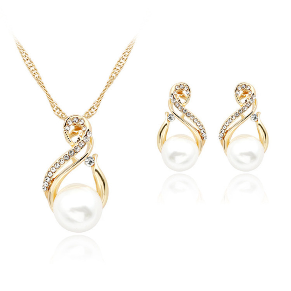 Schmuckset - Halskette und Ohrringe Schmuckset für Damen, Geschenk, Modeschmuck