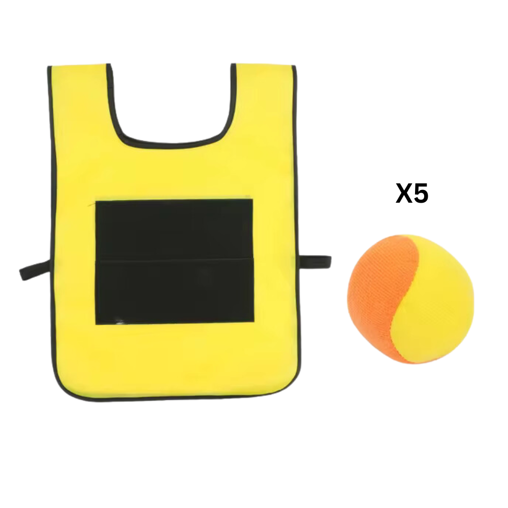 Outdoor-Sportgeräte: Klebrige Weste und Wurfball-Spielset für Kinder