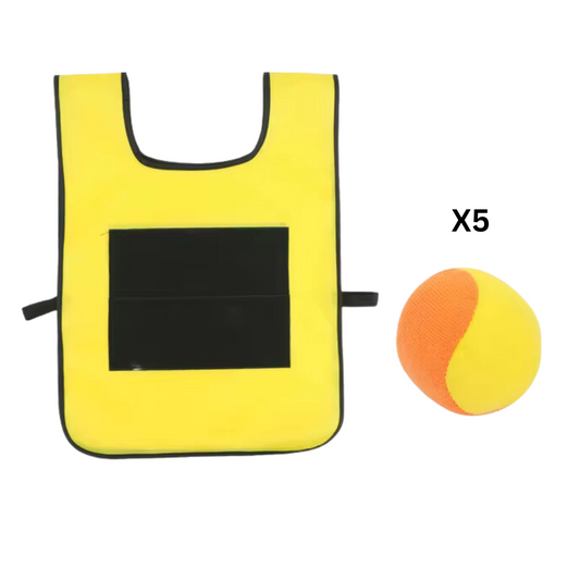 Outdoor-Sportgeräte: Klebrige Weste und Wurfball-Spielset für Kinder