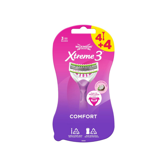 Wilkinson Sword - Xtreme3 Beauty - Comfort - Einweg-Rasierklingen - 8 Stück