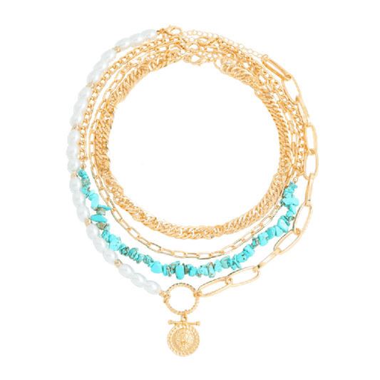Fashionable Gold Charm Necklaces for Ladies