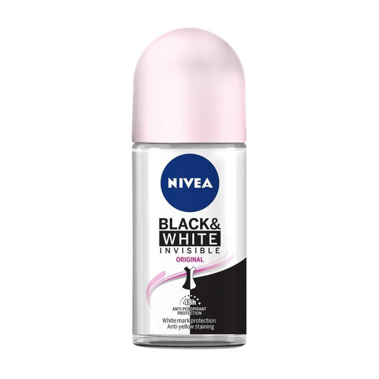 NIVEA Black & White Invisible Roll On Deodorant 50 ml
