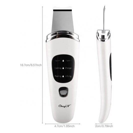 Ultraschall-Hautreiniger mit Wärme, Hautverjüngung für den Heimgebrauch