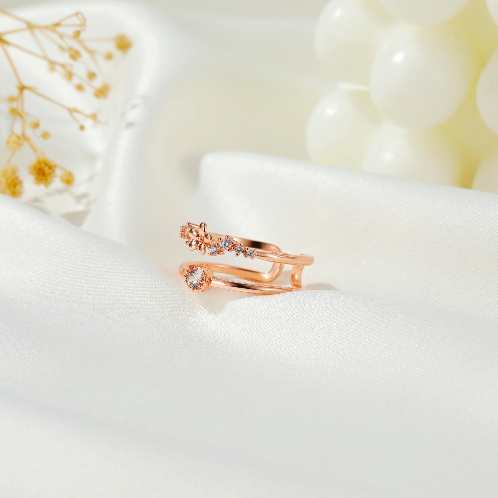 Damenring, Verstellbarer Ring für Verlobung ,Geschenk für Damen Frauen Mädchen