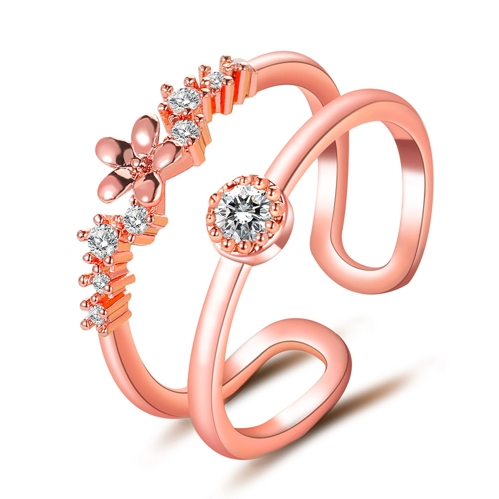 Damenring, Verstellbarer Ring für Verlobung ,Geschenk für Damen Frauen Mädchen