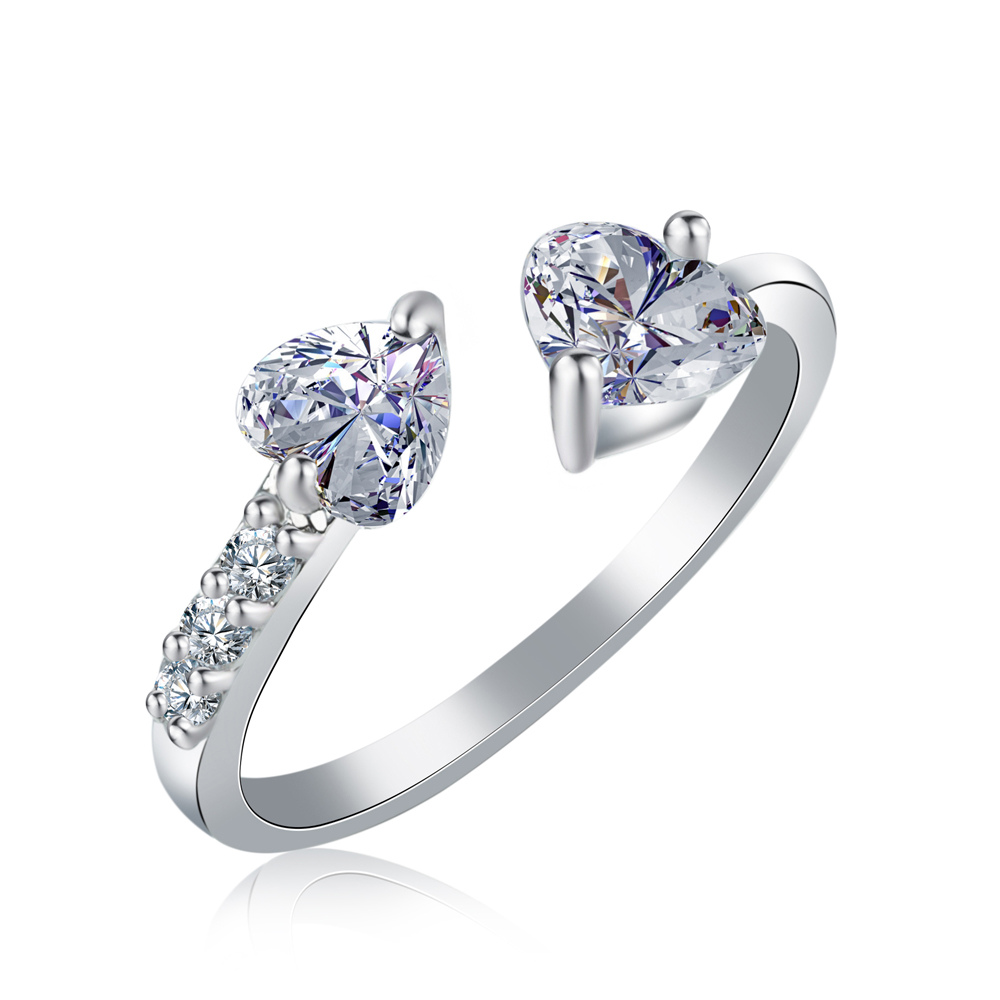 Damenring, Verstellbarer Ring für Verlobung ,Geschenk für Damen Frauen Mädchen