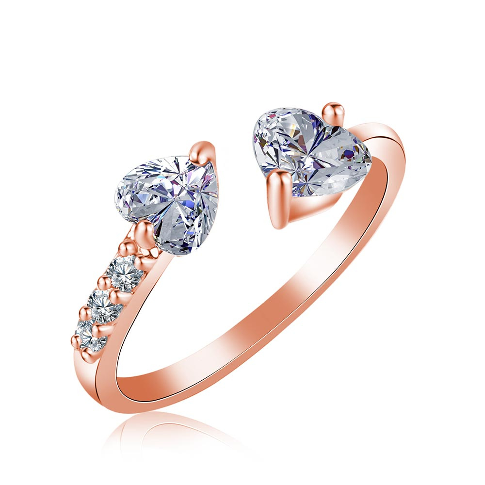 Damenring, Verstellbarer Ring für Verlobung ,Geschenk für Damen Frauen Mädchen