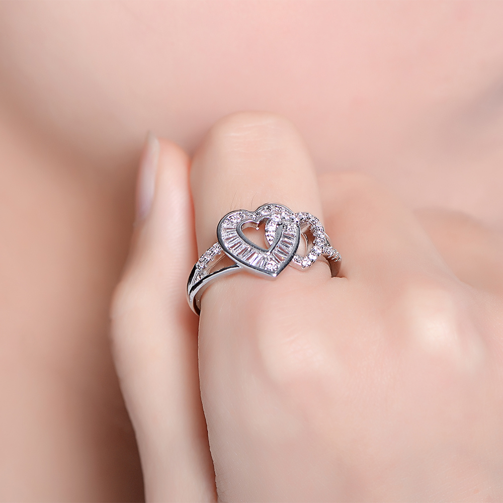 Damenring, Verstellbarer Ring für Verlobung ,Geschenk für Damen Frauen Mädchen