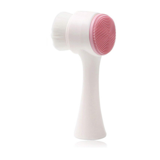 Manuelle Gesichtsreinigungsbürste, 2-in-1-Gesichtsreinigungsbürste, Doppel-Peeling-Bürste