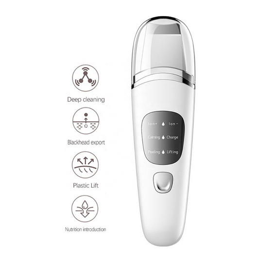 Ultraschall-Hautreiniger mit Wärme, Hautverjüngung für den Heimgebrauch