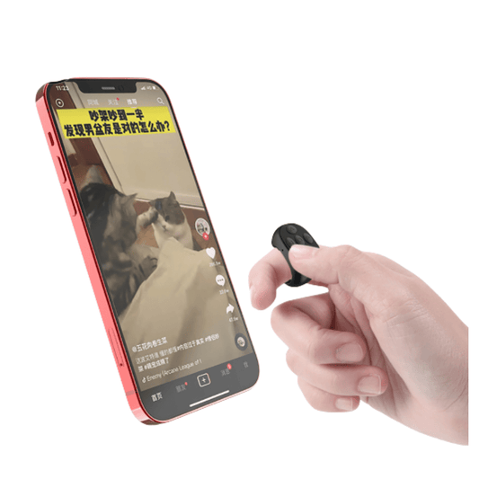 Handy-Bluetooth-Fernbedienung, kabelloser Auslöser, selbst TikTok-Video-Scroll