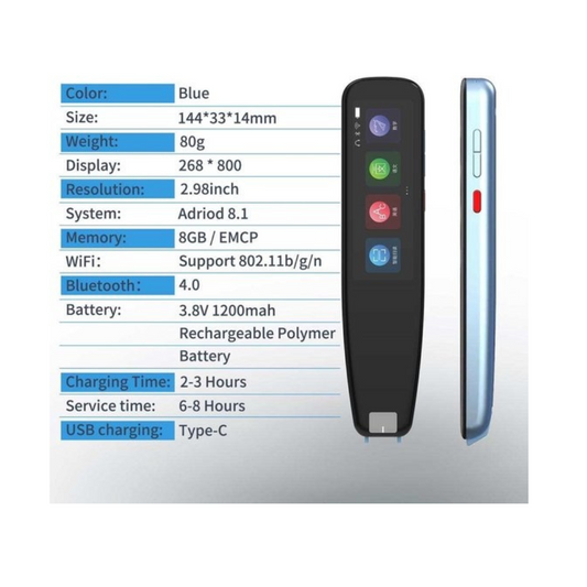 Stift Übersetzungsgerät, Mehrsprachiges Wörterbuch Stift