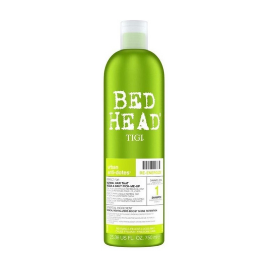 Bed Head by Tigi Urban Antidotes Re-Energize Shampoo für normales Haar, 750 ml