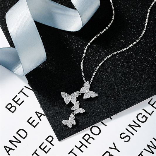 Frauen Silber 925 Kettenhalskette Geschenk für Frauen Mädchen Mama