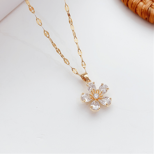Elegante Lelie Halsketting voor Dames