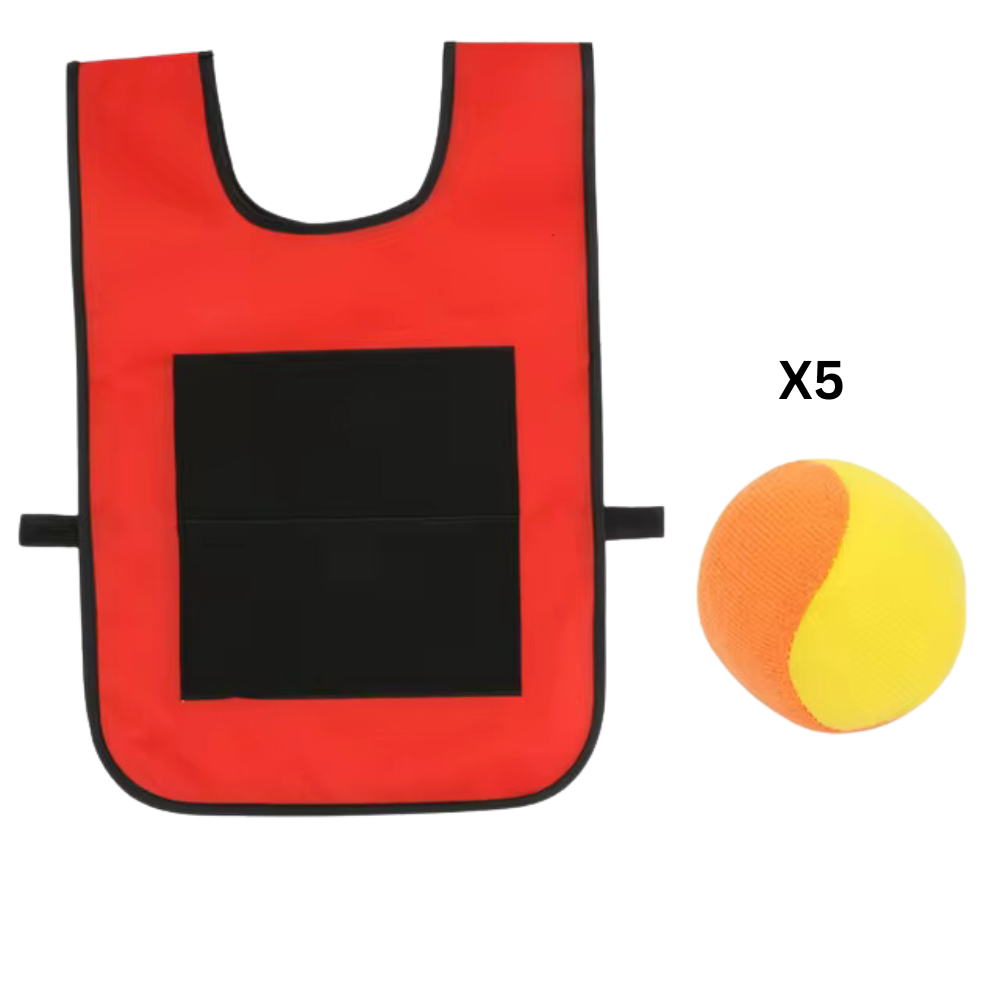 Outdoor-Sportgeräte: Klebrige Weste und Wurfball-Spielset für Kinder