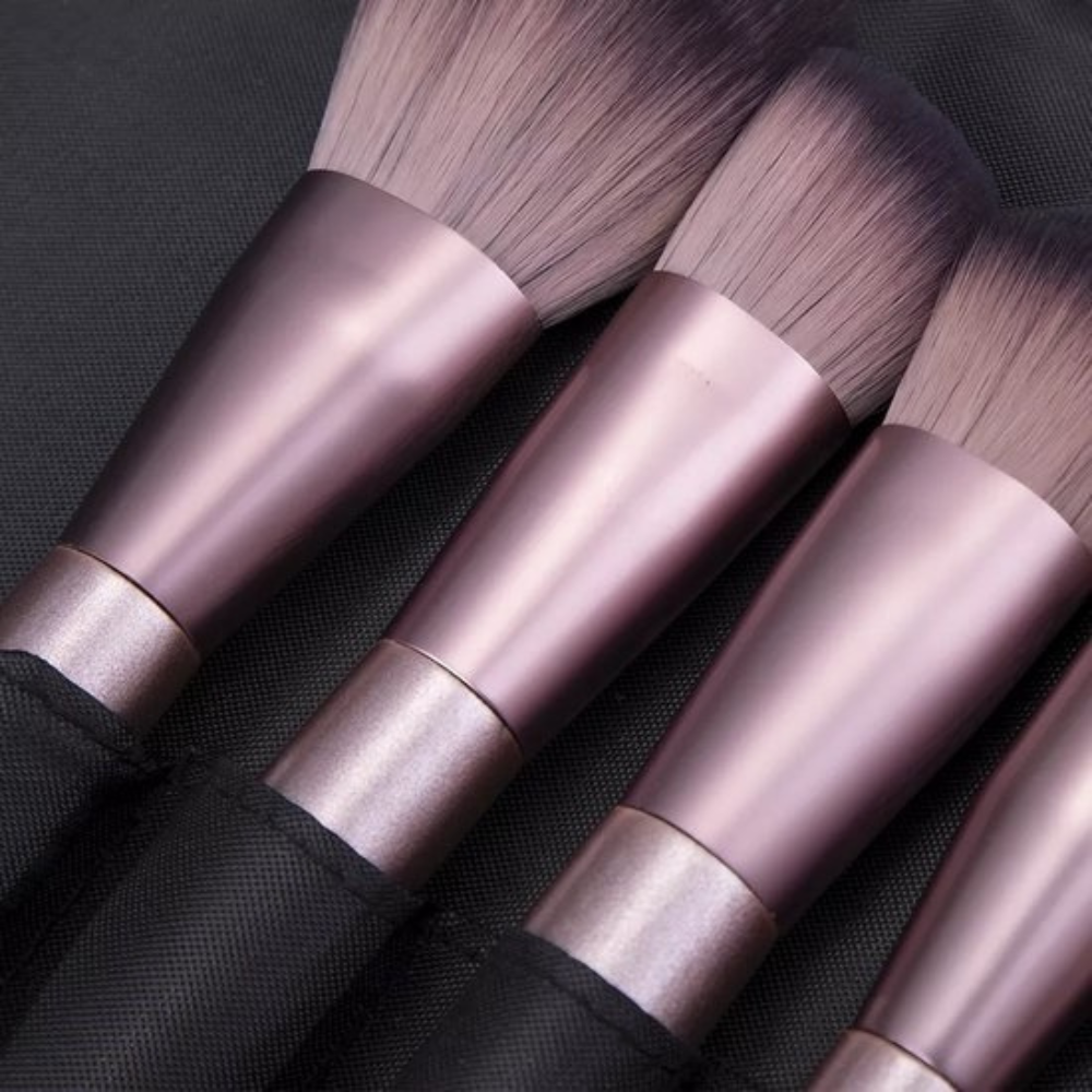 Make-up-Pinsel Geschenkset 12 Stück Kunsthaar