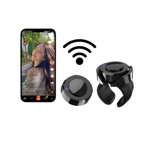 Handy-Bluetooth-Fernbedienung, kabelloser Auslöser, selbst TikTok-Video-Scroll