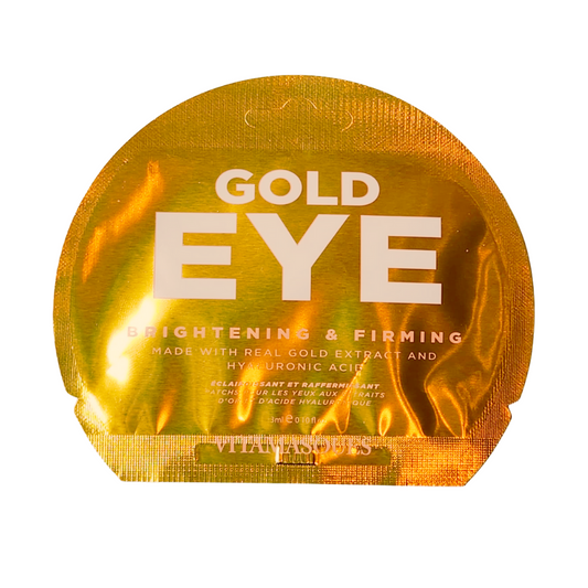 Goldene Augenpads