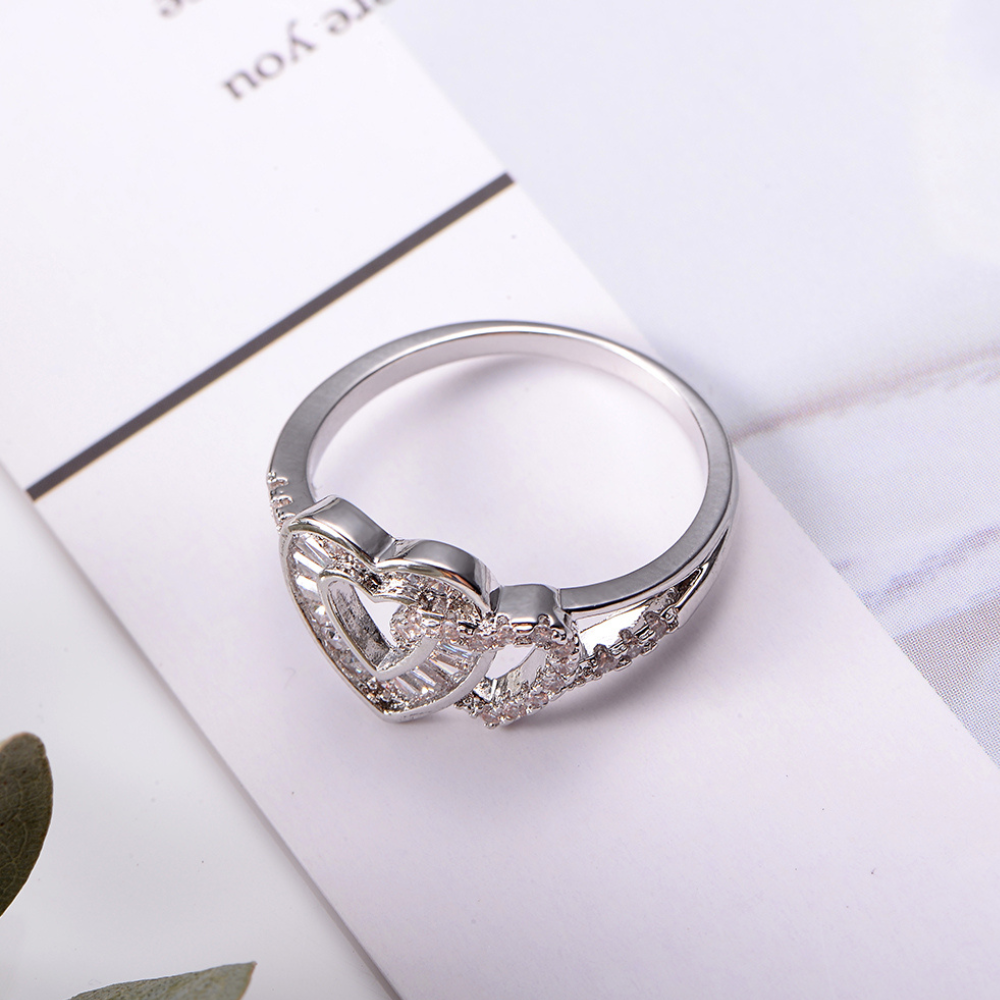Damenring, Verstellbarer Ring für Verlobung ,Geschenk für Damen Frauen Mädchen