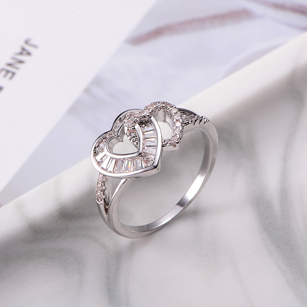 Damenring, Verstellbarer Ring für Verlobung ,Geschenk für Damen Frauen Mädchen