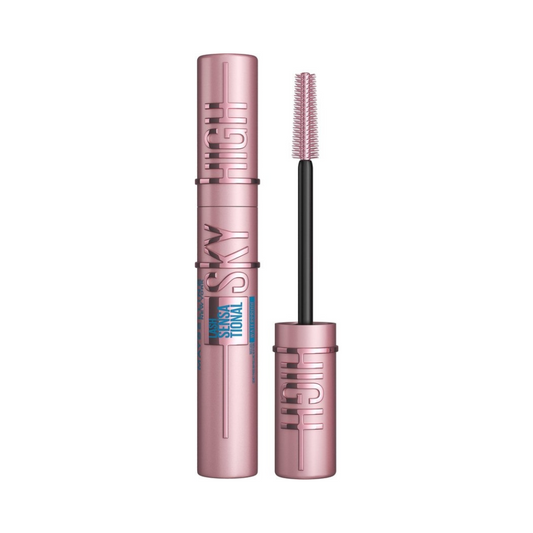 Maybelline New York Sky High Mascara für längere, wasserfeste Wimpern, Schwarz, 6 ml