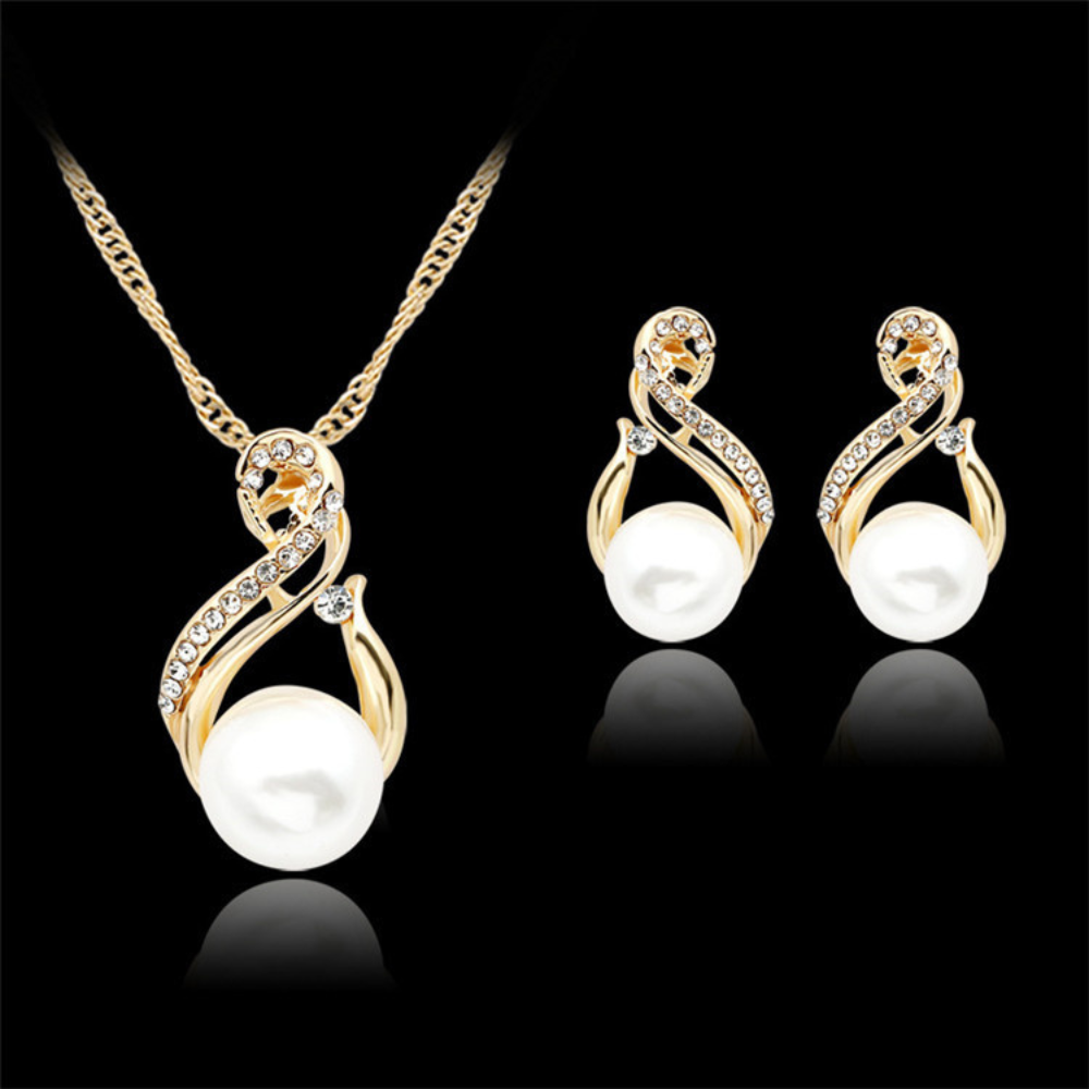 Schmuckset - Halskette und Ohrringe Schmuckset für Damen, Geschenk, Modeschmuck