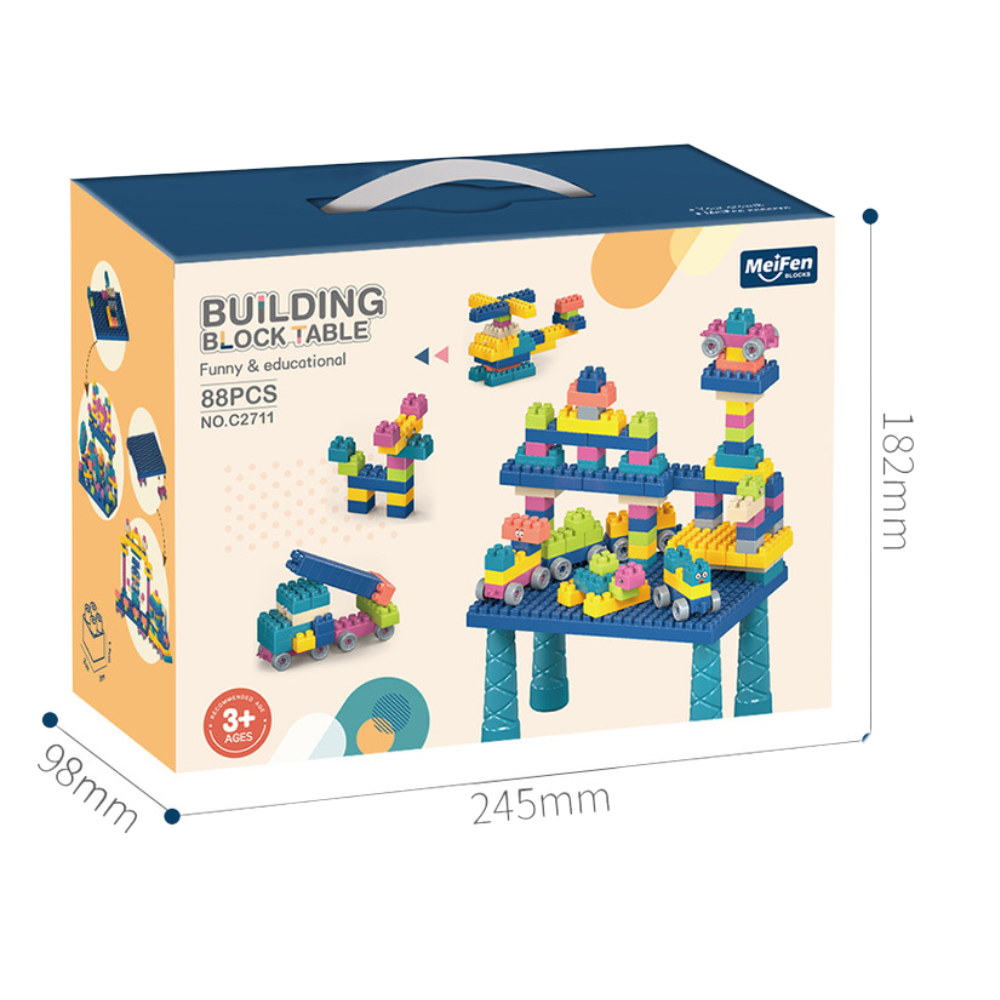DIY Baustein-Set: Große, bunte Kreativziegel
