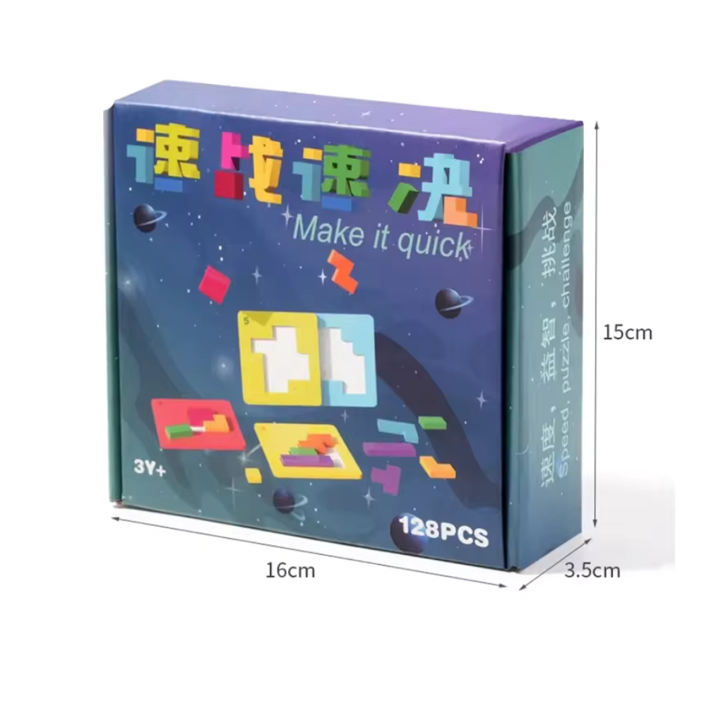 3D-Holz-Mosaik-Puzzleset für Kinder