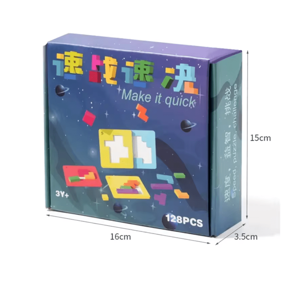 3D-Holz-Mosaik-Puzzleset für Kinder