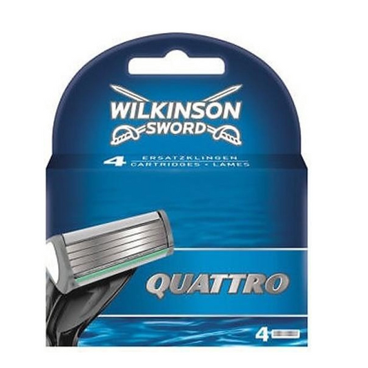Wilkinson Sword Quattro - 4er-Pack - Rasierklingen