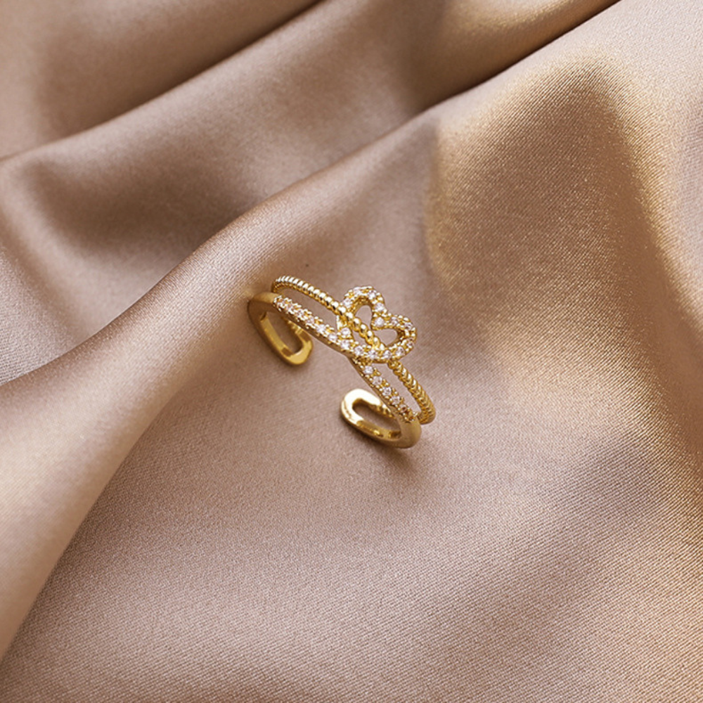 Damenring, Verstellbarer Ring für Verlobung ,Geschenk für Damen Frauen Mädchen