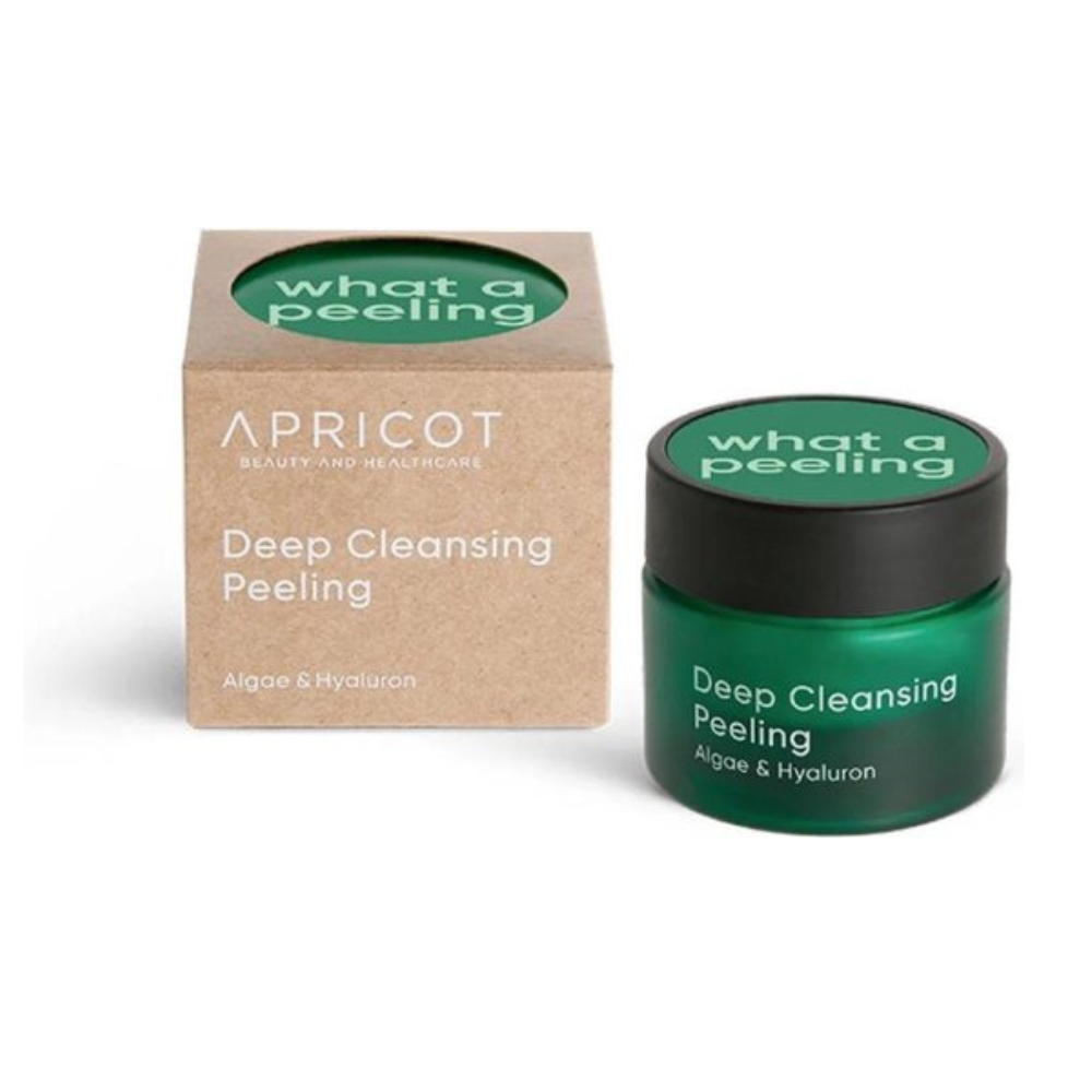 APRICOT | Deep Cleansing Peeling with Algae Extract & Hyaluronic Acid | Natural Facial Scrub | Vegan |