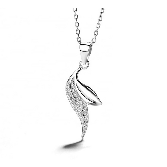 Damen Halskette Silber 925 Halsketten, Halskette mit Zirkonia Geschenk für Frauen