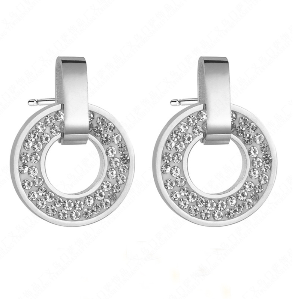 Damen Ohrringe 925 Sterling Silber Ohrstecker Maus Ohrringe Stecker mit Zirkonias