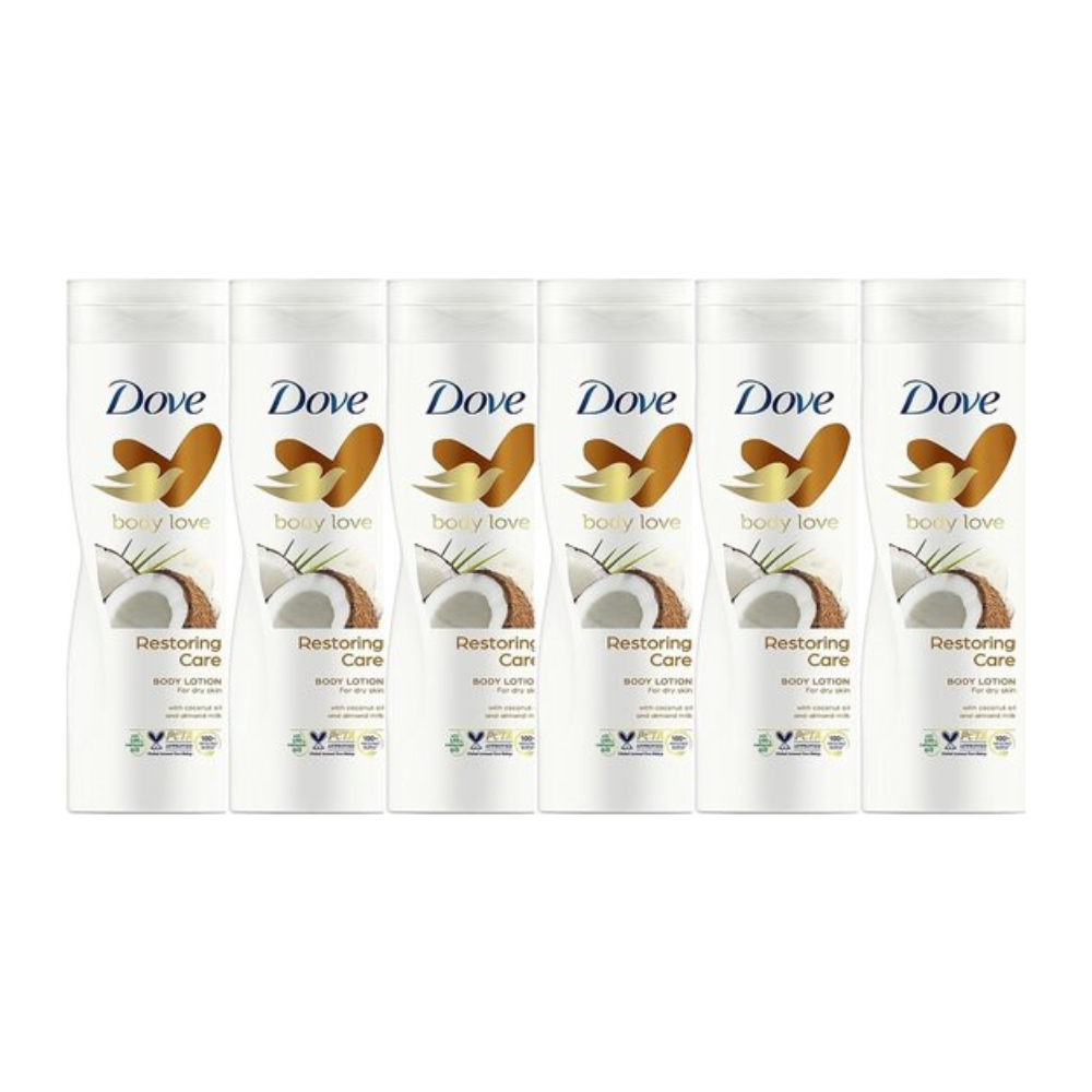 Dove Body Love Restoring Care Body Lotion - 6 x 400 ml