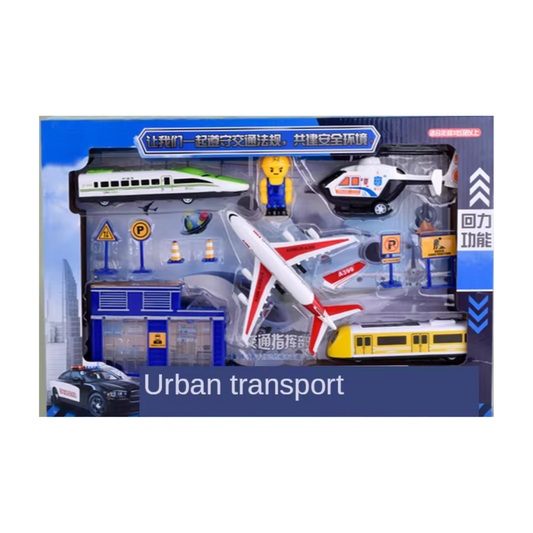 Komplettes Fahrzeugset für Kinder