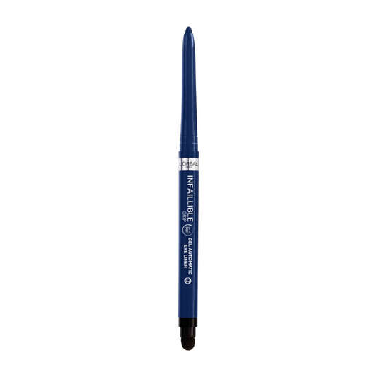 L'Oréal Paris Infaillible 36H Grip Gel Automatic Eyeliner - Blue Jersey - Blauw - Opdraaibaar gelpotlood met een handige sponsapplicator - 5g