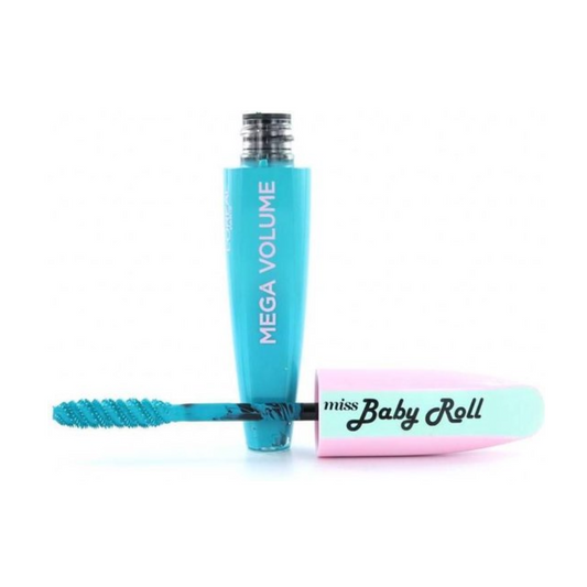 L'Oréal Paris Make-Up Designer Mega Volume Miss Baby Roll - 03 Bright Teal - Mascara