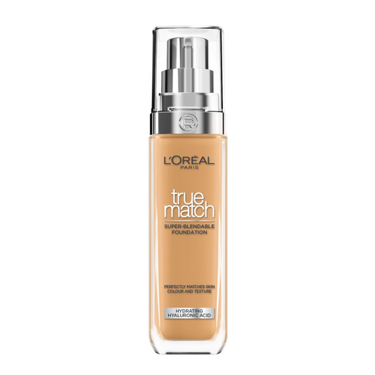L’Oréal Paris True Match Foundation - 6,5D/W - Natuurlijk Dekkende Foundation met Hyaluronzuur en SPF 16 - 30ml - Vegan