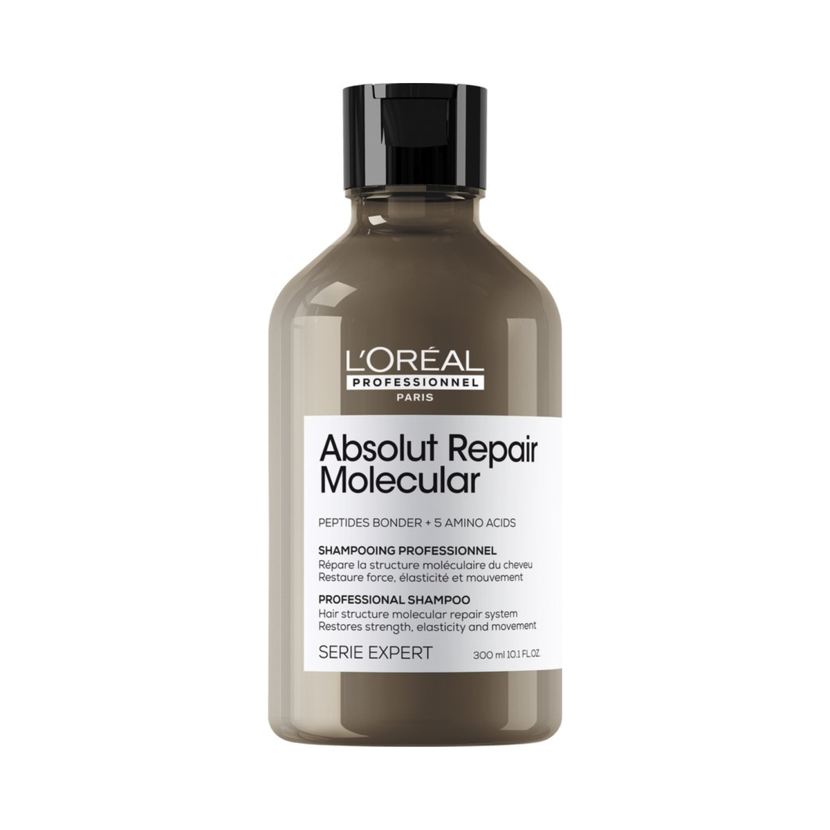 L’Oréal Professionnel Absolut Repair Molecular Shampoo - Voor beschadigd haar - Rijke, herstellende formula – 300ml