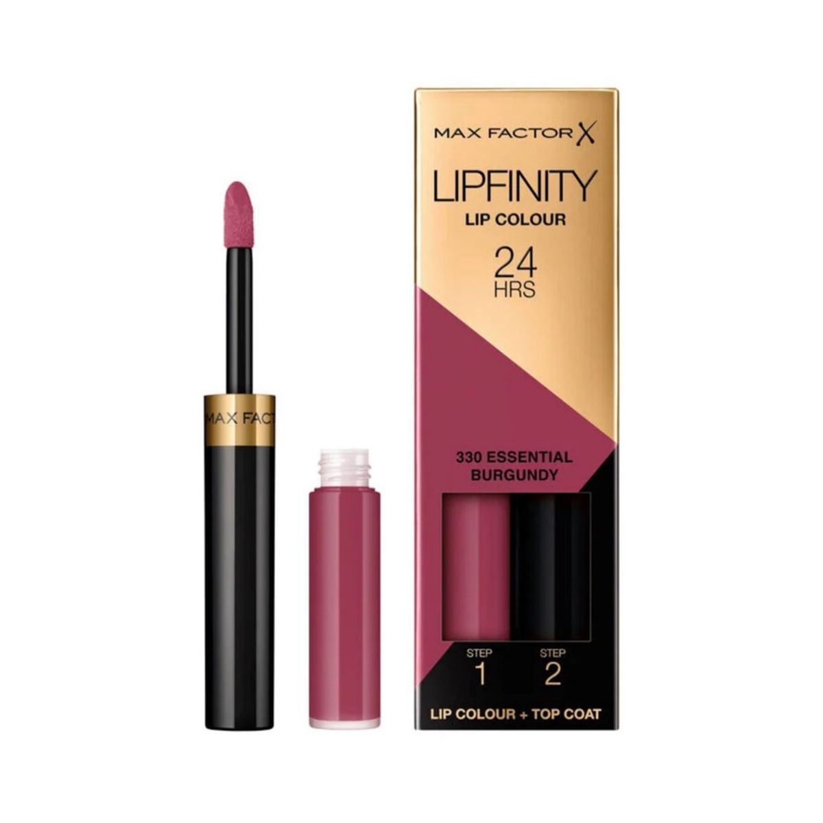 Max Factor Lipfinity Lip Colour Lippenstift 2.3 ml + 1.9 g 330 Essential Burgundy