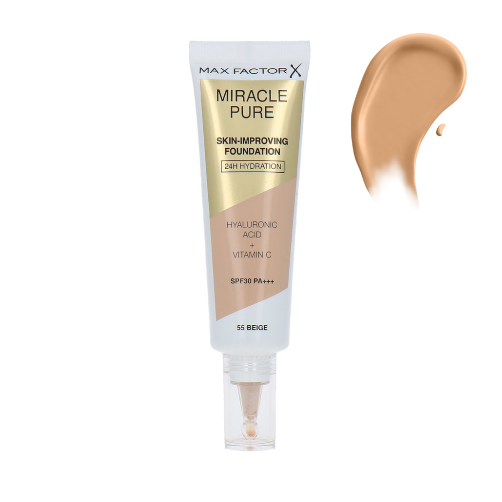 Max Factor Miracle Pure Skin Improving Foundation 055 Beige